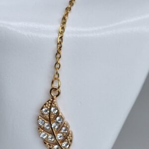 schimmer blad goud armband zirkonia grand jewellery pm3