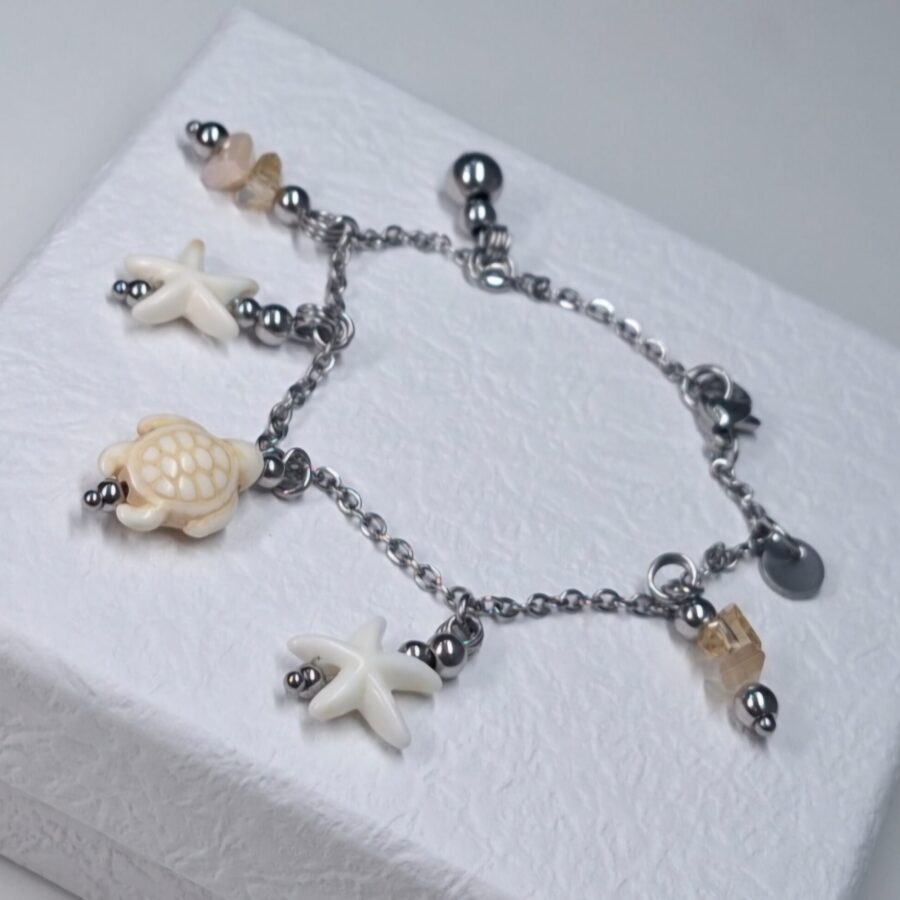 seashell beige armband 